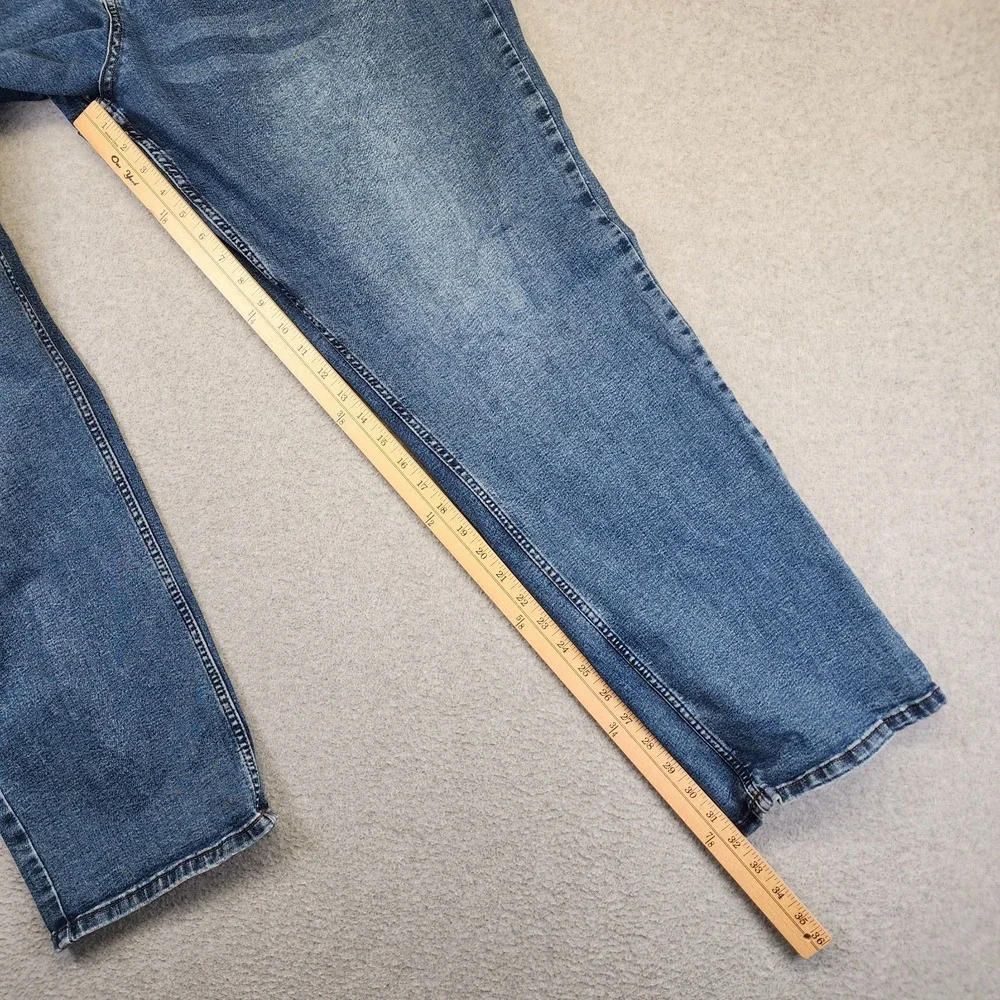 The Perfect Jean‎ NYC TPJ Thick Thicc Jeans Stretch Denim 42x32 Mens Blue Pants